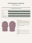 The Watchmaker’s Waistcoat in Dusty Blue | Emmy Design - Bright House Vintage