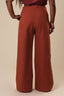 The Ziggy Hepburn Pants aus rostfarbener Baumwolle | Emmy Design | Damenhose - Bright House Vintage