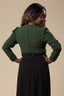 Times Go By Top in Grün | Emmy Design | Damenbluse - Bright House Vintage