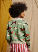 Vera Cardigan Green Woof | Palava - Bright House Vintage