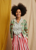 Vera Cardigan Green Woof | Palava - Bright House Vintage