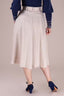 Vivid Voyager Skirt in Creme mit Fischgrät | Emmy Design | Damenrock - Bright House Vintage