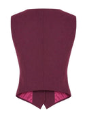 Weste Dona in Weinrot - Bright House Vintage