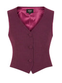 Weste Dona in Weinrot - Bright House Vintage