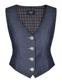 Weste Lucy aus Denim | Femkit | Damenweste - Bright House Vintage