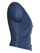 Weste Lucy in Blau | Femkit | Damenweste - Bright House Vintage