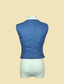 Weste Lucy in Blau | Femkit | Damenweste - Bright House Vintage