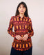 Winnie Bluse Coffee | Pretty Vacant | Damenbluse - Bright House Vintage